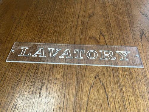 Vintage perspex engraved - vintage,