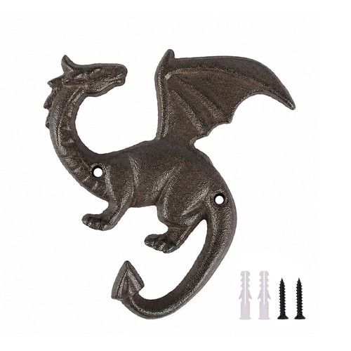 Vintage iron dragon wall - dragon,