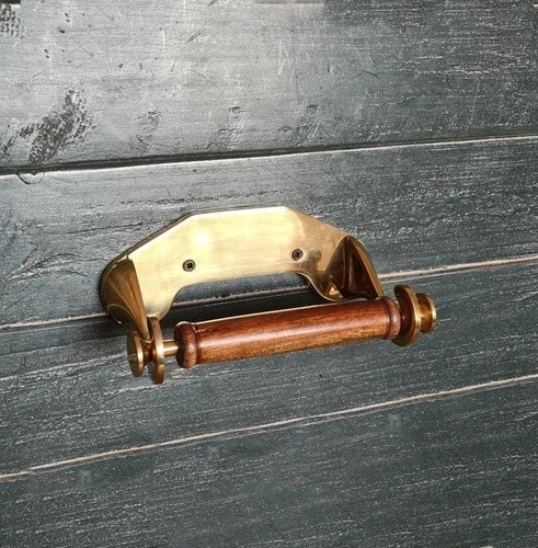 Rustic toilet roll holder - rustic,