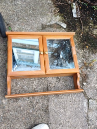 Vintage pine cupboard wall - vintage,