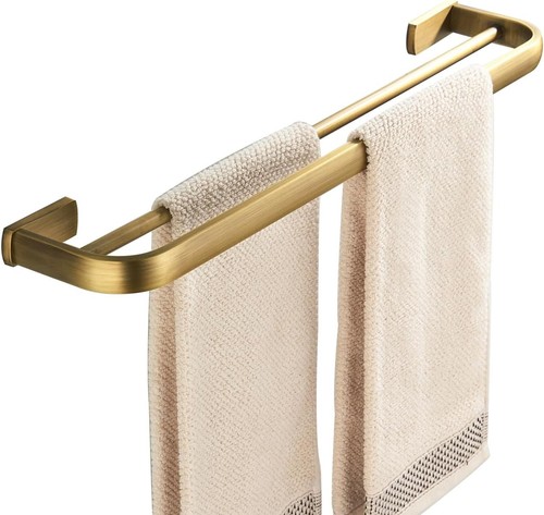 Antique brushed brass - brass, double