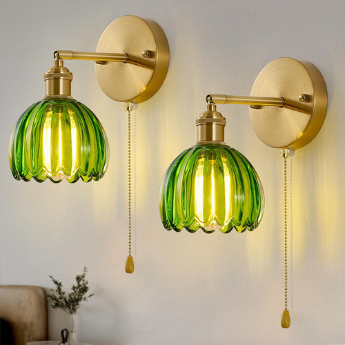 Pack green glass wall - 2,