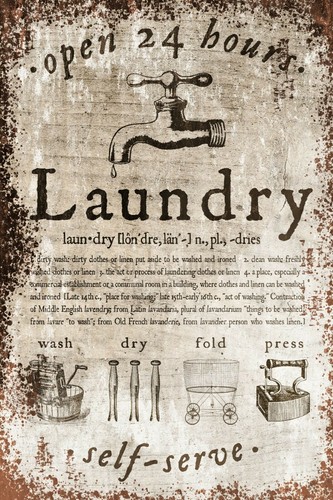 Laundry advert retro vintage - laundry,