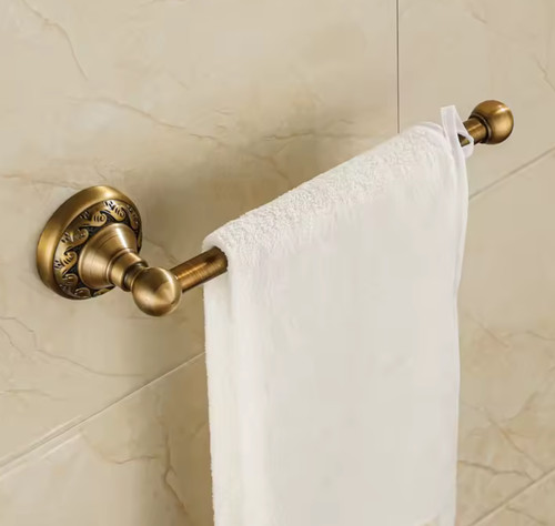 Antique bronze towel - antique, bar