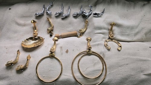 Vintage gold plated dolphin - plated,
