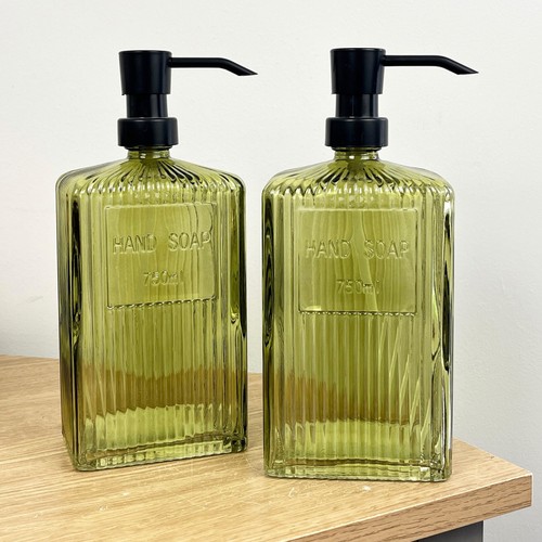 Glass soap lotion dispenser - soap,