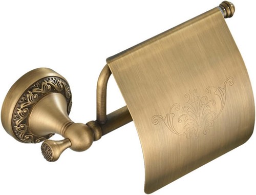 Antique brass toilet paper - antique,