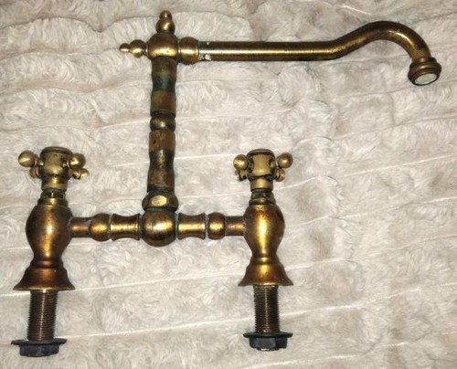 Vintage brass bath mounted - vintage,