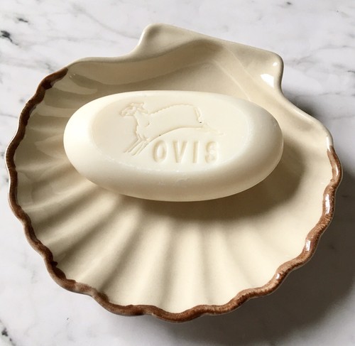 Vintage shell soap dish - vintage,